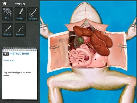Special Needs App of the Day: Frog Dissection