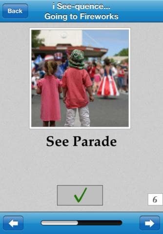 Special Needs App of the Day: i See-quence Going to Fireworks
