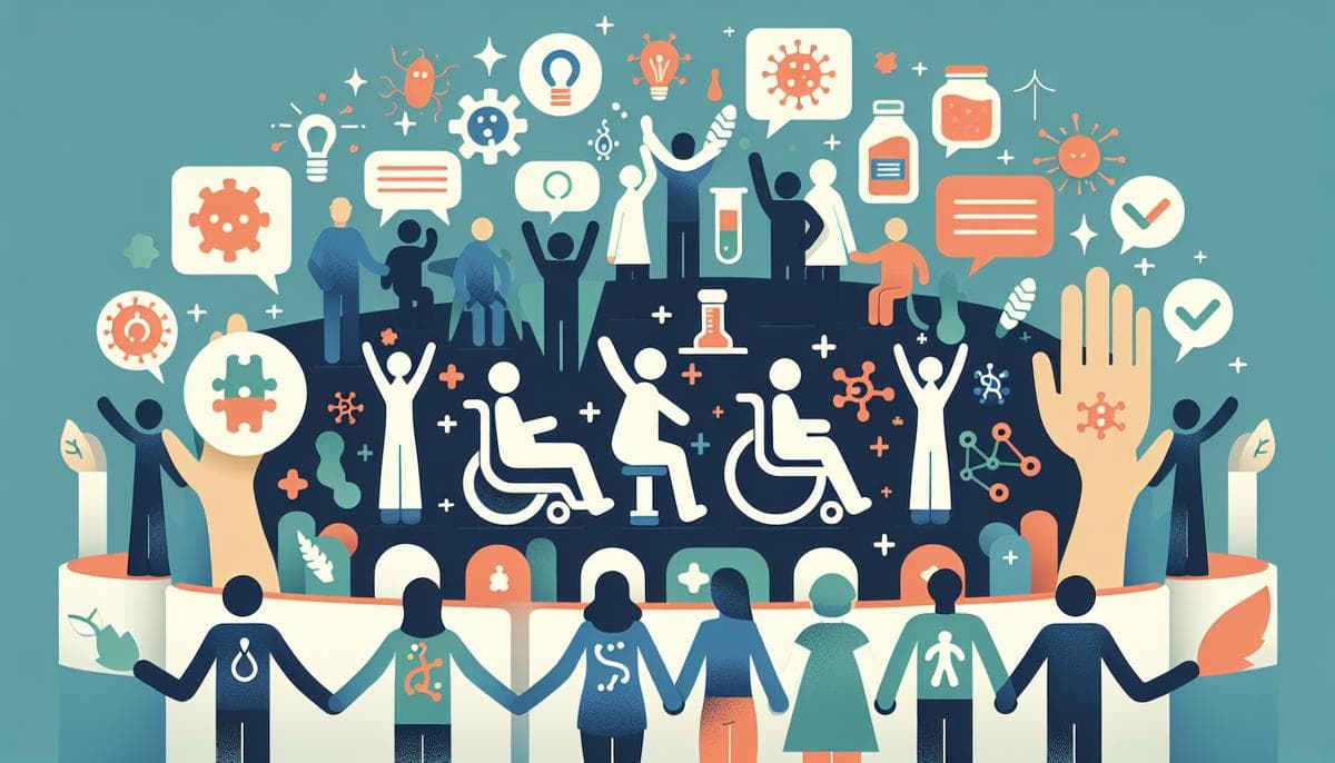 **Empowering Individuals with Disabilities**

[Image of a wheelchair-bound person with a group of people smiling]